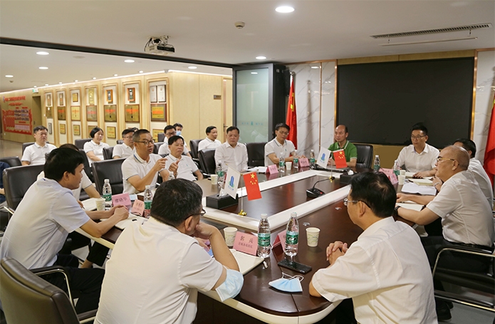 电白区委、区政府领导一行 莅临广东电白二建集团有限公司调研指导工作